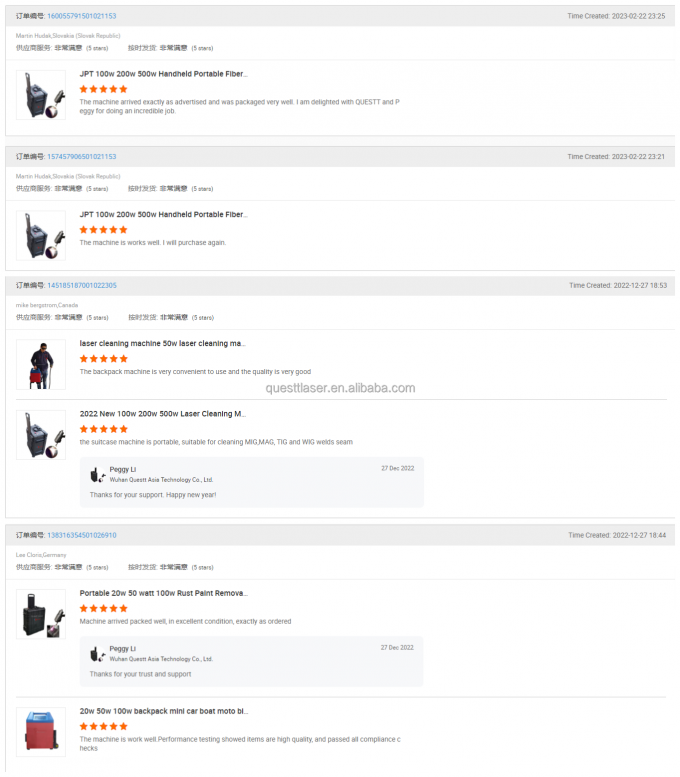 Puls 200w 300w pojemnik laserowy do czyszczenia włókien 11